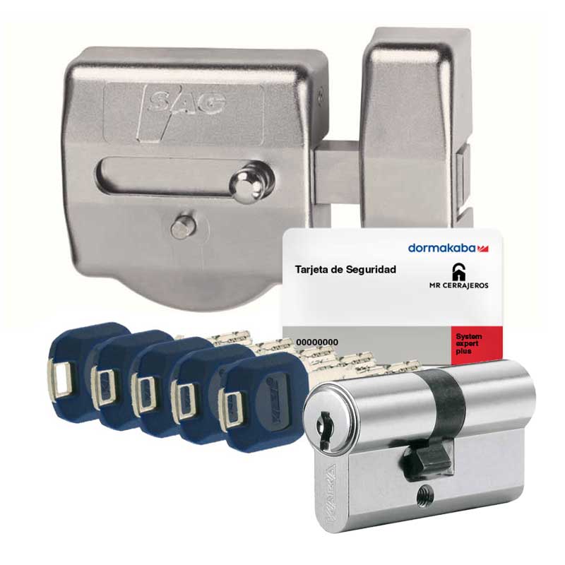 Pack Cerrojo SAG EP40 2024 + Bombín KABA EXPERT PLUS LAM