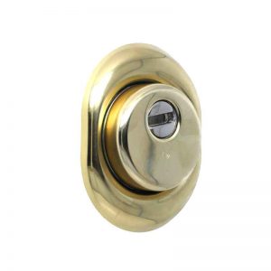 Escudo Protector Cerradura DISEC KRIPTON SFERIK dorado