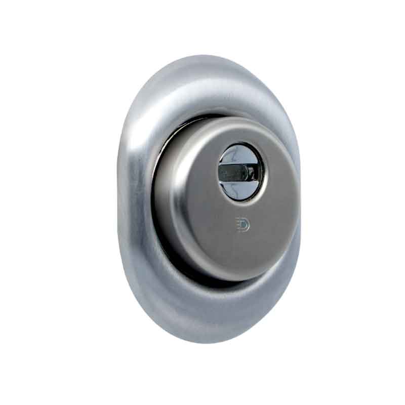 Escudo Protector Cerradura DISEC KRIPTON SFERIK niquel