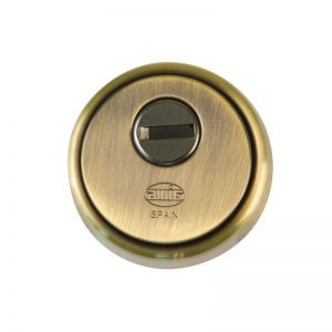 Escudo Seguridad Cerradura AMIG laton cromado mate