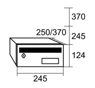 Buzón de comunidad empotrable BTV Barajas - Imagen 2