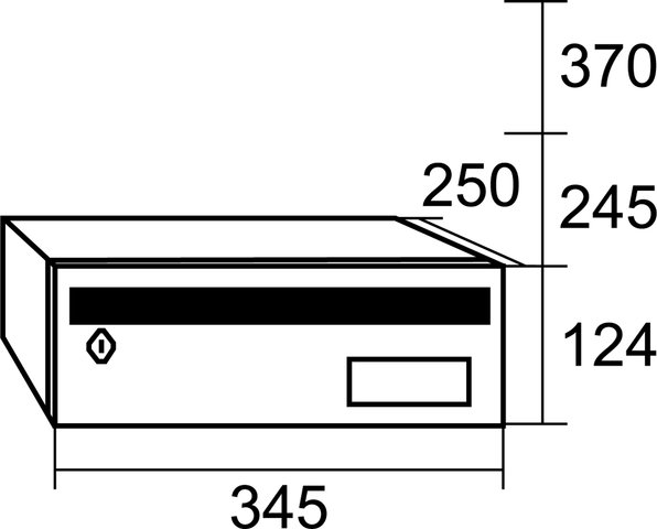 Buzón de comunidad empotrable BTV Barajas - Imagen 3