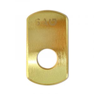Placa Reforzada para Cerrojo SAG EP40 laton