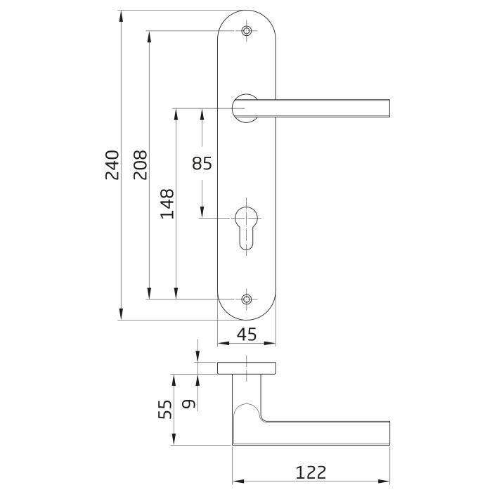 Manilla AMIG Mod. MAI PB85 - Imagen 4