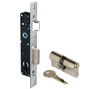 Cerradura para embutir INTHER 7791 P/DESL INOX I-5